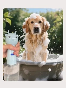 Espuma Elétrica de Limpeza para Cães - Gel de Banho Elétrico Aerador para Limpeza Profunda do Pelo à Prova d'água