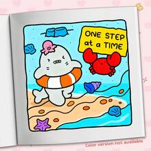 1pc (21cm*21cm) Adult Coloring Book, Thick Non-Transparent Paper, Clear Lines, Easy To Color, Suitable For Gatherings With Friends, Cute Animal Themes, Self-Care Scenes, And Inspirational Quotes For Relaxation And Creative Escape, DIY Coloring To Cultivate Thinking Skills, Autumn Stationery, School Supplies, Art & Painting Materials, Christmas