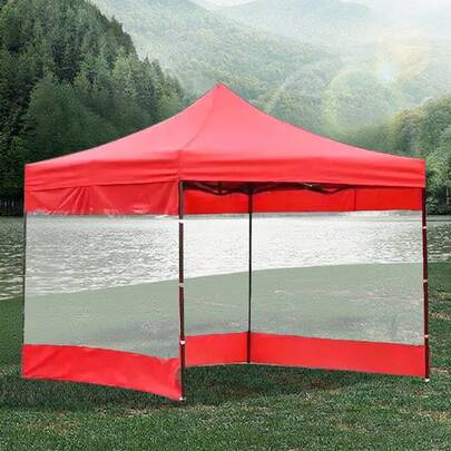 Carpa Toldo 3x3 Plegable Paredes Transparente Tejido 600d