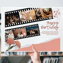 1pc Friendship Collage, Friends Photos, Friends Photo Collage, Best Friend Gift Her, Friendship's Day Gift, Personalized Gift For Bestie,Modern Unique Gift Canvas Print - Custom Personalized Photo With Wooden Frame - Living Room, Bedroom, Home Office Wall Art