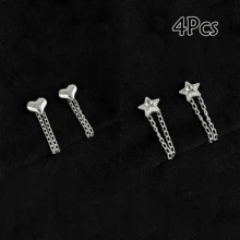 2/4个可调节袖口夹、纽扣夹、腿夹、袖口固定器，无需缝纫，可拆卸且耐用，适用于T恤、牛仔裤、衬衫、围巾、时尚服装纽扣、服装夹、围巾夹 - 彩色 - 查看 16