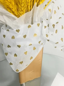 25/50pcs Heart Pattern Tissue Paper, 14x20 Inches, Regular Paper, For Valentine's Day, Party, Birthday, Wedding Decoration, Gift Wrapping, Scrapbooking, Crafts, Flower Bouquet, DIY Craft Paper Flowers, Wedding, Birthday, Holiday, Anniversary, Valentine's Day, New Year, Easter, Thanksgiving, Inexpensive Items, Gift Wrapping Supplies, Party Supplies - Multicolor - View 4