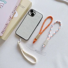 Mida Style 2 En 1 Correa/ Muñequera Para Funda Celular, Ajustable Ligera Uso Rudo Universal Strap Cuerda - Negro y Negro - Ver 3