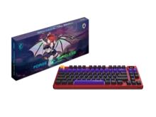 MSI Forge TKL Wireless MLG Edition Gaming Keyboard-Mechanical Linear Switches, Dye-Sublimated PBT Keycaps, Anti-Slip Base, RGB, USB 2.0, Bluetooth, 2.4 GHz - Black - View 1