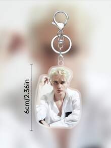 1pc Customized Personalized Acrylic Portrait Keychain, Customized Photos, Personalized Photo Keychain, Suitable For Durable Backpacks Or Car Keychains, Customized Souvenirs, Customized Acrylic Key Pendant, Suitable For Couples, Friends, Pets, Etc, Best Gifts For Women 2025,Customized Ornaments,Makezbright Personalized Gifts - Multicolor - View 5