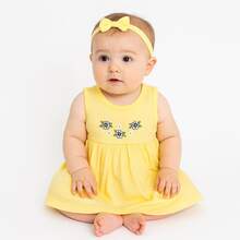 Vestido Amarelo + Tiara