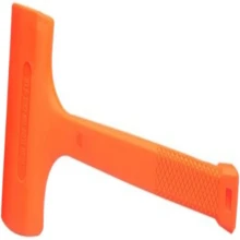 Dead Blow Rubber Hammer Mallet 2/3/4lbs Non Slip 64oz / 1800g Mechanic Builder, NonSparking, NonMarring, Neon Orange
