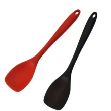 升级硅胶刮刀勺，耐热橡胶勺，无缝不粘柔性刮刀，沙拉搅拌勺，烘焙搅拌工具，厨房烹饪工具 - 多色的 - 查看 10