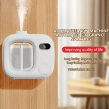 1 Set Smart Aroma Diffuser Kit, Aroma Mist, Essential Oil Diffuser. Essential Oil Set, Home Fragrance Diffuser, Floral Essential Oils, Oil Diffuser, USB Humidifier Aroma Diffuser, Rechargeable Aroma Diffuser, Air Freshener, Home Decor Fragrance. - White - View 7