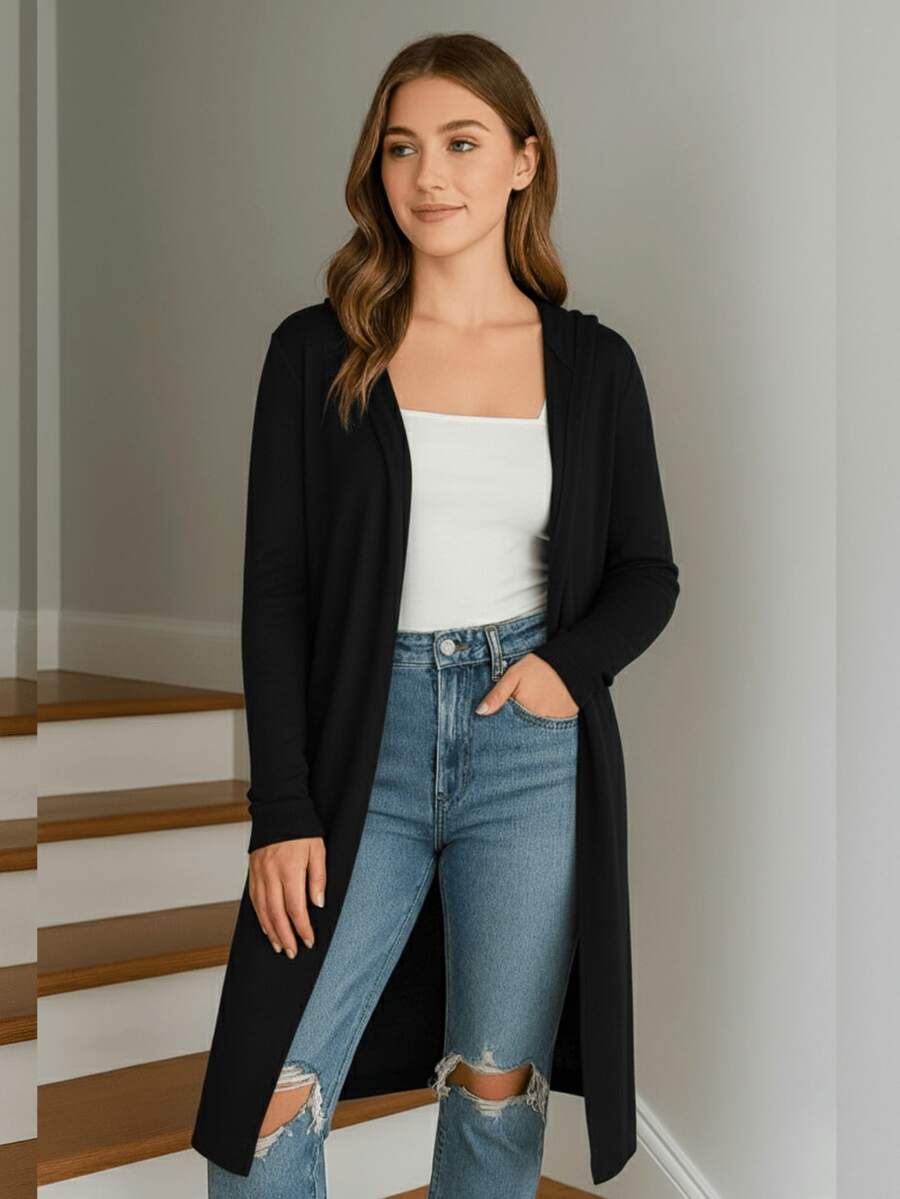 Women Cardigans - Black - View 1