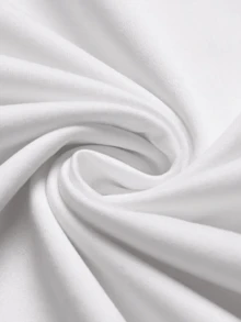 Camiseta de Cuello Redondo para Hombre Impresa de Aventura al Aire Libre, Combinación Perfecta de Paisaje Natural y Fogata, Adecuada para Entusiastas de Senderismo y Camping. - Blanco - Ver 3