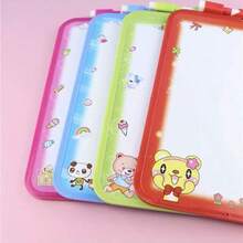 1/4pcs Kids Whiteboard For Teaching, Cartoon Double-Sided Erasable Drawing Board, Student Graffiti Wipe Board, Back To School Gift (Comes With Erasable Marker, Color Random) - Multicolor - View 3