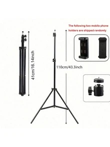 Chân máy nhẹ 82,67 inch có gậy tự sướng và giá đỡ điện thoại để quay video, chụp ảnh và phát trực tiếp. Có túi đựng - Lý tưởng cho phụ nữ và phát trực tiếp. Dành cho kỳ nghỉ hè, du lịch, hoạt động ngoài trời, chân máy phát trực tiếp - màu đen - Xem 6