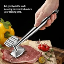 Meat Tenderizer 304 Stainless Steel Meat Hammer/Mallet Tool/Pounder For Tenderizing And Pounding Steak, Beef And P...