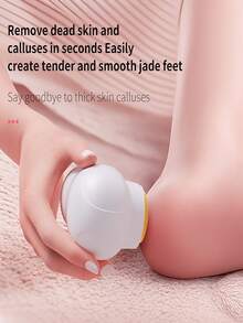 Rechargeable Electric Foot Grinder, Electric Foot Grinder, Four Replaceable Grinding Heads, Portable And Easy To Use, USB Charging, Suitable For Dry And Cracked Soles, Ideal Gift For Parents - Multicolor - View 2