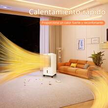 Calefactor y Enfriador 4 en 1 con Control Remoto, Temporizador y Ventilador Oscilante para Hogar - Tipo de Enchufe A Japonés (100V) - Ver 6