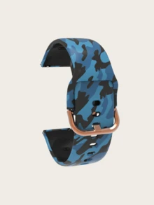 Una correa de reloj de silicona impresa de liberación rápida universal (20, 22 mm), correa de reloj universal, correa de reloj impresa a color, correa de reloj de silicona, correa de repuesto para reloj inteligente, múltiples colores para elegir, adecuada para múltiples escenarios (negocios, deportes, ocio) - 2cm - Ver 10