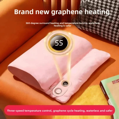 Graphene Waterless Hand Warmer, USB Rechargeable Mini Cute Hand Warmer For Office, Home, School