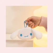 Officially Licensed Sanrio Character Plush Coin Purse, Perfect For Children, Students, And Teens-A Soft, Fluffy Zip-Top Wallet That Holds Coins, Cards, And Keys-A Fun Collectible Plush Accessory And Educational Toy, Suitable For School, Travel, And Everyday Use. - Multicolor - View 3
