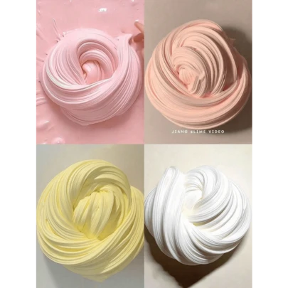 1pc Squeeze Stress Relief Slime, Crystal Mud Stress Relief Toy, Bubble Gum Foam Stress Relief Slime Set, Soft And Non-Sticky Crystal Clay, Suitable For Parties, Gatherings, Birthdays, Back To School Gifts, Birthday Gifts, Party Favors, Stress Relief Toys For Teens And Adults, Children Slime Toys, Christmas Gifts, Thanksgiving, Christmas Stocking Stuffers, Gifts For Classmates, Family And Friends, Holiday Party Favors, Easter Gifts