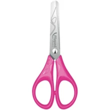 Maped 13cm Steel School Scissors With Rounded Tip. - Pink - View 1