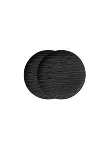 1/2/4个装可重复使用PP材质餐盘，创意图案设计，适用于家庭厨房、餐厅、酒店、节日派对、婚礼等场合。 - 彩色 - 查看 12