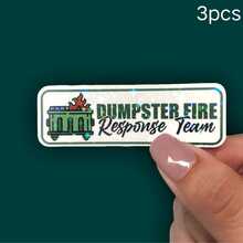 垃圾消防应急队 - 趣味语录乙烯基贴纸，防水，适用于汽车、笔记本电脑、学习用品和返校季 - 彩色 - 查看 15