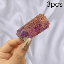 1/3 件全息月球门票乙烯基贴纸 | 可爱卡哇伊文具梦幻美学 Lofi Holo 氛围、手机壳贴纸、水瓶贴纸、学校用品、返校