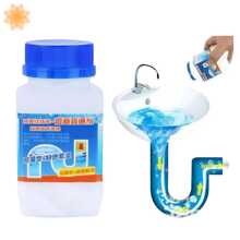 Polvo Limpiador Tuberias Destapa Caños, Eliminación de obstrucciones de tuberías, desodorizar olores, no eléctrico, solución ecológica para tuberías de inodoros - En polvo - Ver 1