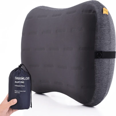 Aluft Pro Camping Pillow �C Large Inflatable Travel Pillow With Removable &Amp; Washable Cover, UltraLightweight For...
