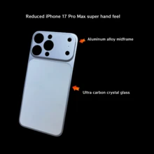 Compatible With IPhone 13 Pro/14 Pro/15 Pro/16 Pro/13 Pro Max/14 Pro Max/15 Pro/6 Pro Max Back Cover, A Sticker That Can Turn Your Phone Into An Compatible With IPhone 17 Pro/17 Pro Max, Instantly Own A New Phone, The Aluminum Alloy Frame A Fixed Structural Support, Ultra-Carbon Crystal Glass Enhances Crack Resistance,