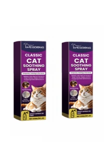 Spray calmante para gatos, anti-arranhões e anti-micção, fórmula suave para cuidados comportamentais. Contém ingredientes especiais para aliviar rapidamente a ansiedade dos gatos e deixá-los mais relaxados. Adequado para animais de estimação como gatos, cães, etc. Efeitos variados em diferentes animais de estimação, podendo aumentar o uso para adestramento de cães. Presente para animais de estimação, presente para gatos, presente de Natal, cuidados com animais de estimação, presente para festas. - Claro - Ver 10