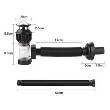 CASALIVA Kit de cespol para lavabo de baño, Desagüe anti olores para fregadero, De fácil instalación, previene obstrucciones y malos olores para uso en cocina y baño - Negro - Ver 3