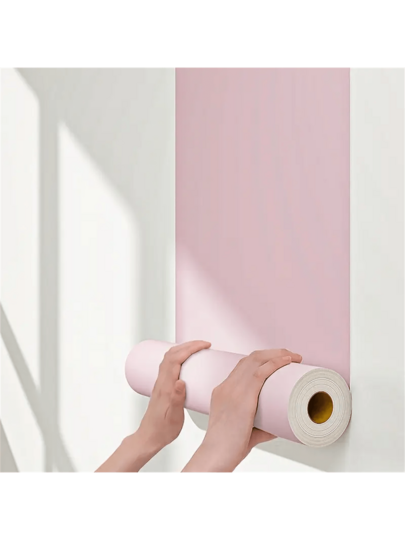 Roll Of Textured Vinyl 3d Wand Stickers Waterproof Self Adhesive Paper.Natural Texture, Durable, Adhesive, Easy To Clean Removable, Directly Matches DIY Home ation, Room ation Ceilings, Partitions Curved view 6