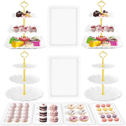 10 Pcs Dessert Table Dispaly Set