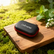 Oximetro 数字手指脉搏血氧仪，带 LED 显示屏，血氧饱和度和脉搏率监测器，便携式 SpO2 监测器