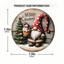 Vintage Christmas Nutcracker Decorative Wall Hanging Sign - Manufactured Wood Welcome Plaque With Nutcrackers Theme, Multipurpo