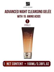 Estée Lauder Gel rửa mặt dịu nhẹ giàu axit amin (15/30/100ml), cân bằng độ ẩm đến 92%, hiệu quả làm sạch đến 93% không để lại cặn, dưỡng ẩm đến 91% mà không gây khô căng da. Công thức chứa 3 chất hoạt động bề mặt dịu nhẹ giúp làm sạch sâu nhưng vẫn nhẹ nhàng, tăng cường hàng rào bảo vệ da. Phù hợp với mọi loại da, dùng làm sữa rửa mặt dịu nhẹ hàng ngày, là sự lựa chọn lý tưởng cho quy trình chăm sóc da cao cấp hàng ngày. - Gel rửa mặt phục hồi ban đêm Estée Lauder Advanced Night Repair - Xem 11