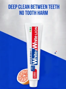 LION Baking Soda Whitening Toothpaste [Grapefruit Scent] 120G/4.23OZ, HOT Purity Baking Soda Breaks Down Stubborn Stains, Deep Cleans Between Teeth No Harm, Gentle Alkaline Foam, Fresh Grapefruit Breath, Daily Whitening for Brighter Teeth - 獅王小蘇打美白牙膏(葡萄柚香型) - 查看 5