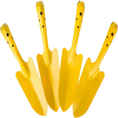 11 Inch Kids Shovels Garden Hand Shovel Lovely Beach Shovel Set With Powder Coating Household Digging Lawn Trowel S...