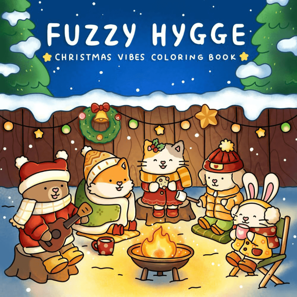 1 Soft & Comfortable Coloring Book [Cute] Children's Doodle Painting Book, Containing Cute Animal Patterns, Montessori Painting Toy, Creative Gift. Easy-To-Color Line Coloring Book, Containing Plant Patterns, Adult Coloring Book [12-Color Marker Set] Gift For Friends, Couples And Family, Back-To-School Supplies.