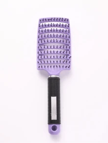 Cepillo de pelo de cerdas de jabalí con arco grande hueco, adecuado para hombres y mujeres, con función de masaje del cuero cabelludo, se puede usar para cabello seco y húmedo, fácil de transportar. Es un regalo ideal para el Día de San Valentín y el Día de la Madre. - Multicolor - Ver 24