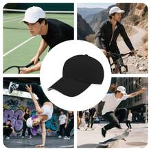 Men Baseball Cap - Black - View 3