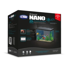 FANCY PETS Lomas Kit de Acuario Nano Touch con Filtro, Calentador y Luz LED, 20 L - Multicolor - Ver 3