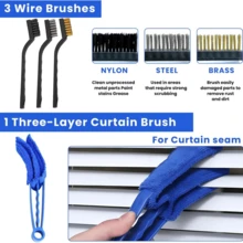 Complete Kit: 15 Brushes For Automotive Detailing On Cars, Motorcycles, And Bicycles. - 彩色 - 查看 6
