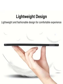 【平板电脑专用磨砂防摔保护套】适用于 iPad，兼容 iPad Pro 11、iPad Pro 13、Tab S9 Ultra 2023、MatePad 11、Redmi Pad Pro 和 Tab P11。防刮、防摔、防水、防油，为您的平板电脑提供全方位保护。是节日礼物/生日礼物/圣诞礼物/送给男友/女友的完美之选。 - 黑色 - 查看 4