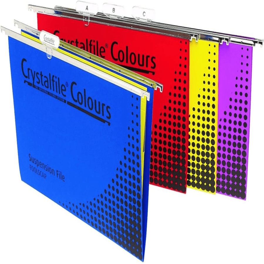Complete Suspension Files Foolscap Assorted Pack 25