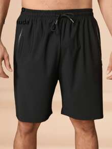 MEN'S PANTS, QUICK DRYING, SPORTY, CASUAL - Green - View 3