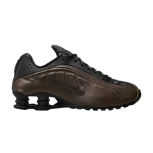 Nike Womens Shox R4 'Off Noir Ironstone' (Women's Sizes) Off Noir/Ironstone/Dark Smoke Grey AR3565-007 - 棕色 - 查看 1