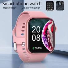 Reloj inteligente multifuncional de moda para deportes al aire libre, compatible con llamadas y mensajería inalámbrica, reproducción de música, rastreador de actividad física - Gris - Ver 1